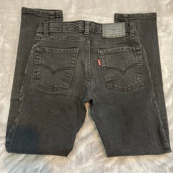 Levi's 510 Skinny Black Zip Up Jeans Adjustable Waist Size 12 Regular 26 x 26 - Picture 5 of 11